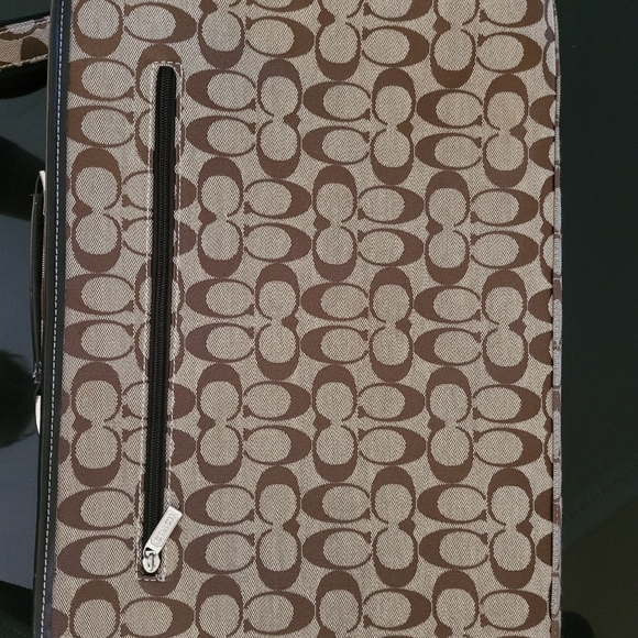 COACH SIGNATURE BUSINESS TOTE BAG LAPTOP BRIEFCASE With Shoulder Strap (Unisex) - Picture 3 of 7